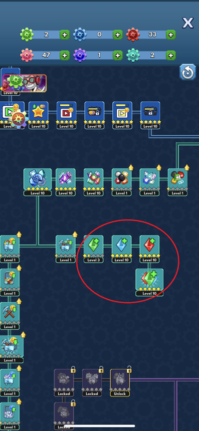 Research tree priorities for Dusk, Ancient, and Underwater